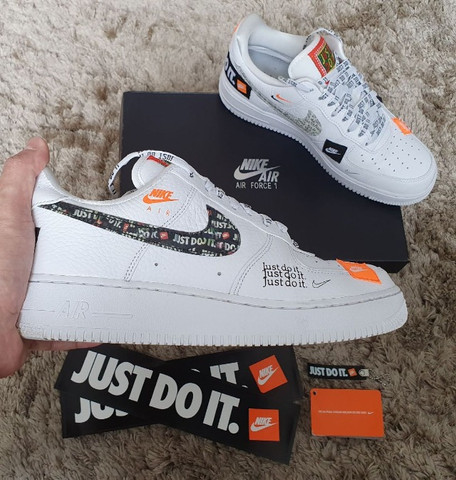 nike air force just do it branco