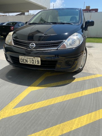 NISSAN TIIDA SEDAN 2012 PRETO