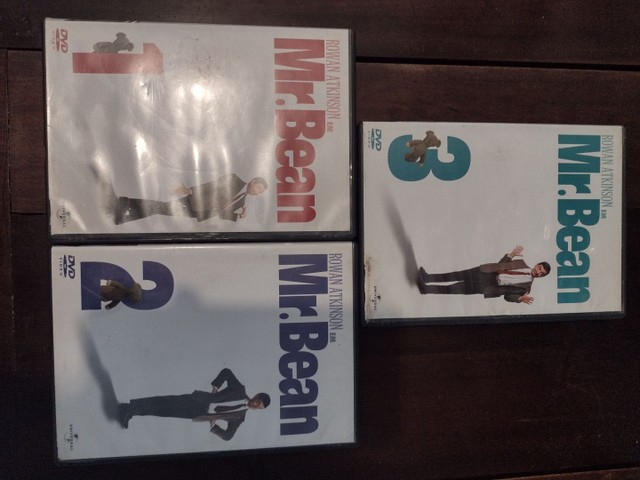 filmes... trilogia Mr.bean 1,2 e 3 em dvd... 