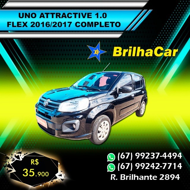 UNO ATTRACTIVE 1.0 FLEX 6V 5P 2016/2017