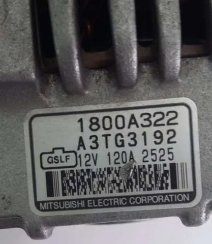 Alternador Mitsubishi ASX lancer outlander  - Foto 4