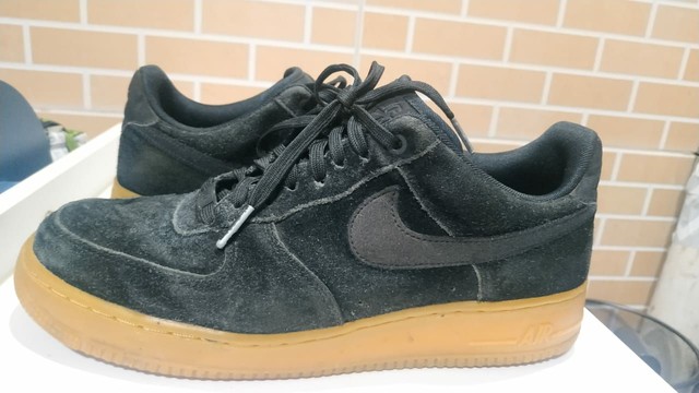 nike air force preto camurça