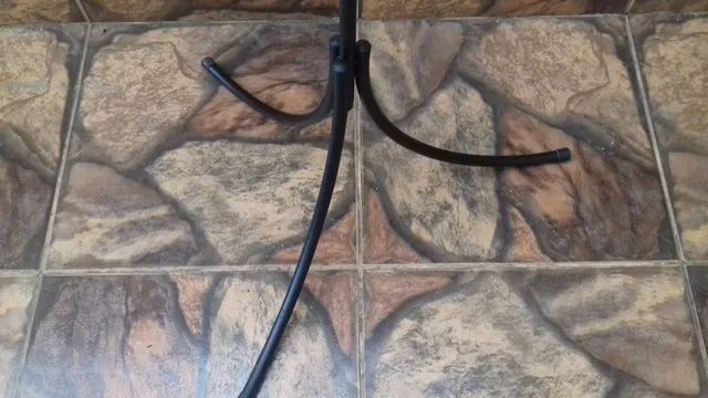 Porta banner de ferro - tripé - Foto 3