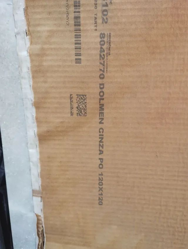 Porcelanato polido dólmen cinza 120x120 Eliane  - Foto 6