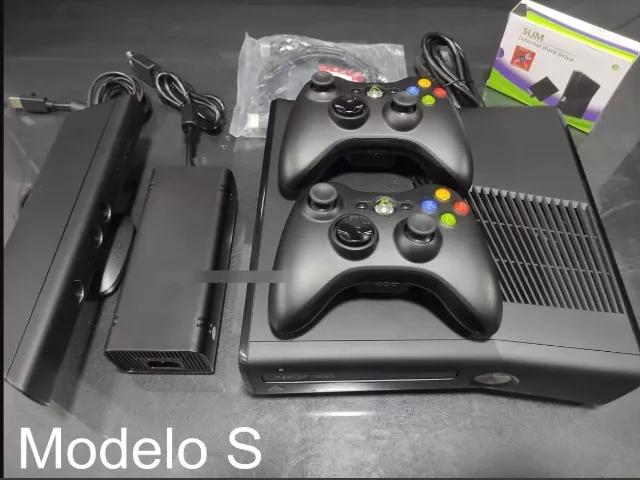 Xbox 360 Destravado com 2 controle + 1 Brindes+kinect (desbloqueado) 110v  somente - Games Você Compra Venda Troca e Assistência de games em geral