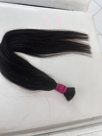 Cabelos humanos / liso de 75 cm  - Foto 5