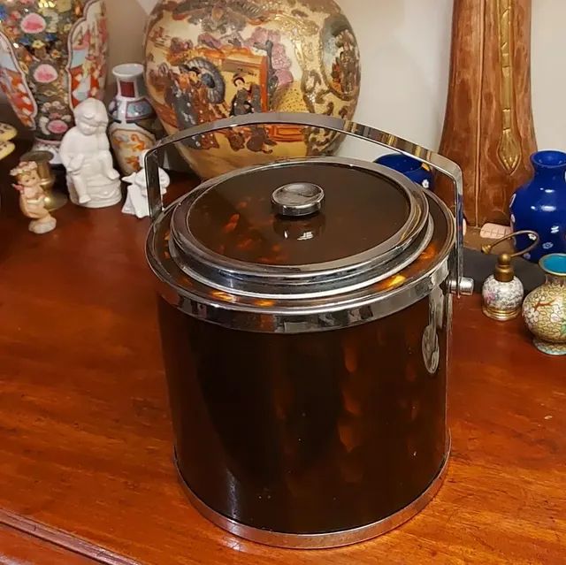 Antigo porta gelos, anos 70. Lindo! - Foto 6