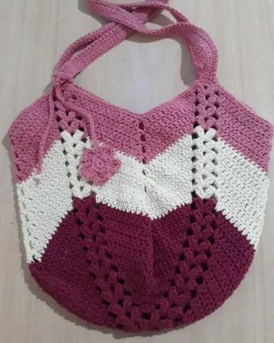 Bolsa de crochê nova 