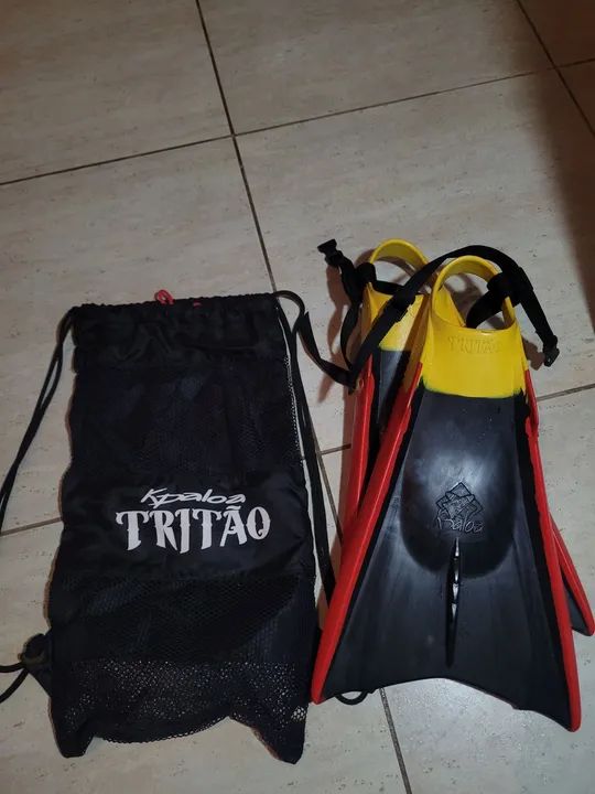 Par de nadadeiras Tritão Kpaloa -  tamanho L