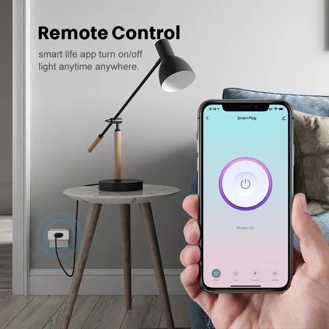 Plugue de Tomada Wifi Tuya, compatível com Alexa, Distância  - Foto 5