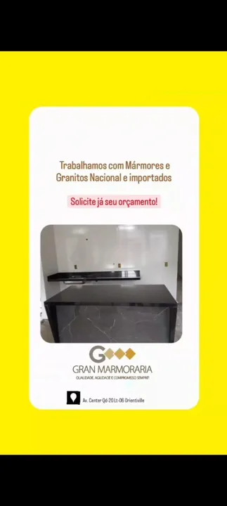 Gran Marmoraria qualidade, agilidade e compromisso sempre!