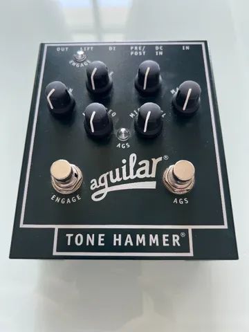Pedale Aguilar Tone Hammer, Preamplificatore E Direct Box Per Basso Elettrico, Overdrive, Usato Testato - Foto 6