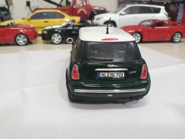 Miniatura Mini Cooper 1/24 Maisto Verde #1j524 - Foto 3