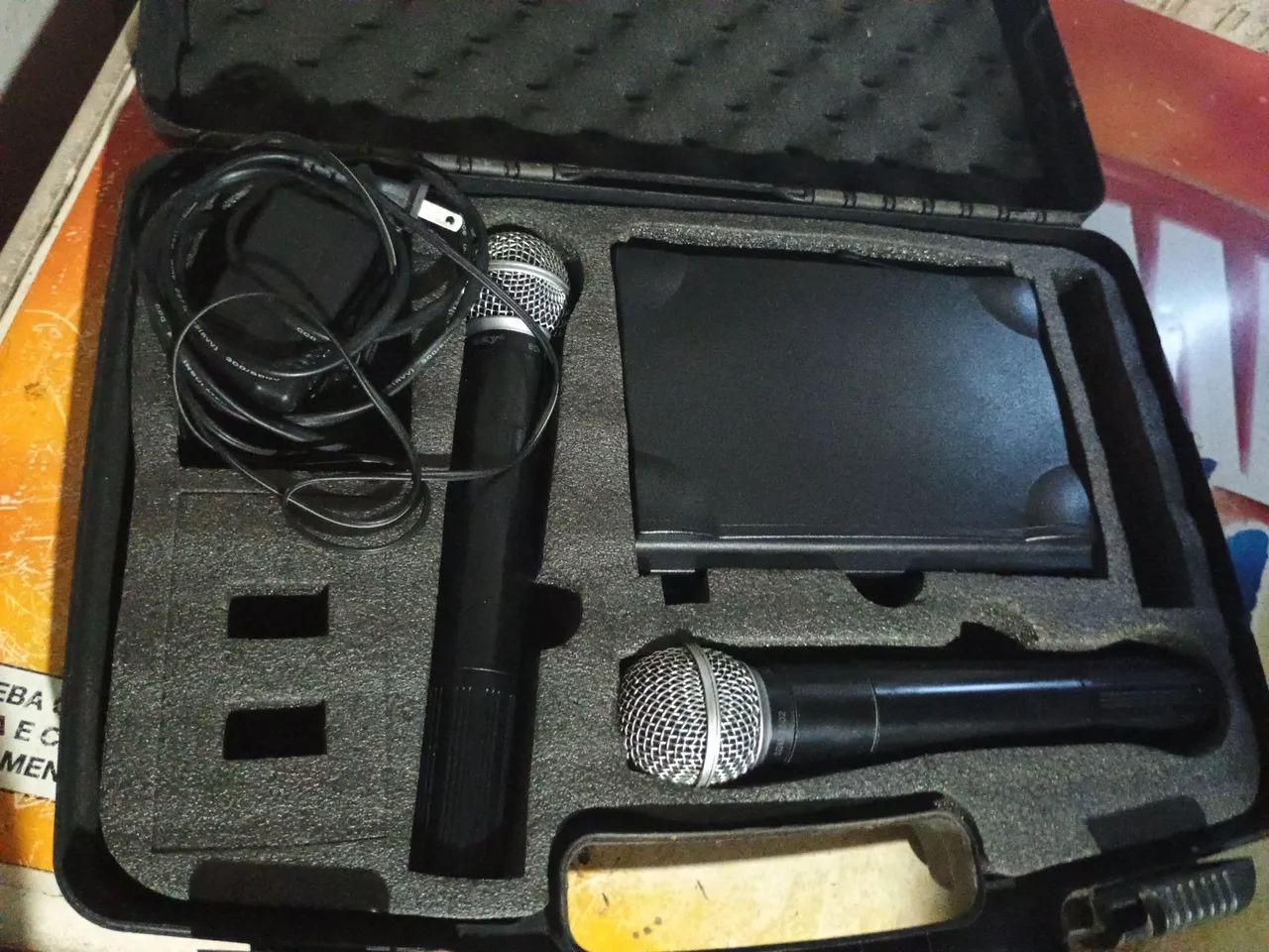 Kit Microfone Sem Fio - 2 Microfones de Mão