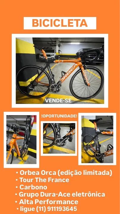 Bicicleta Orbea Orca Baixou pra vender hj!!