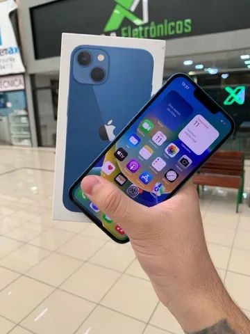 iPhone 13 azul 128g com garantia / levamos até você  - Foto 4