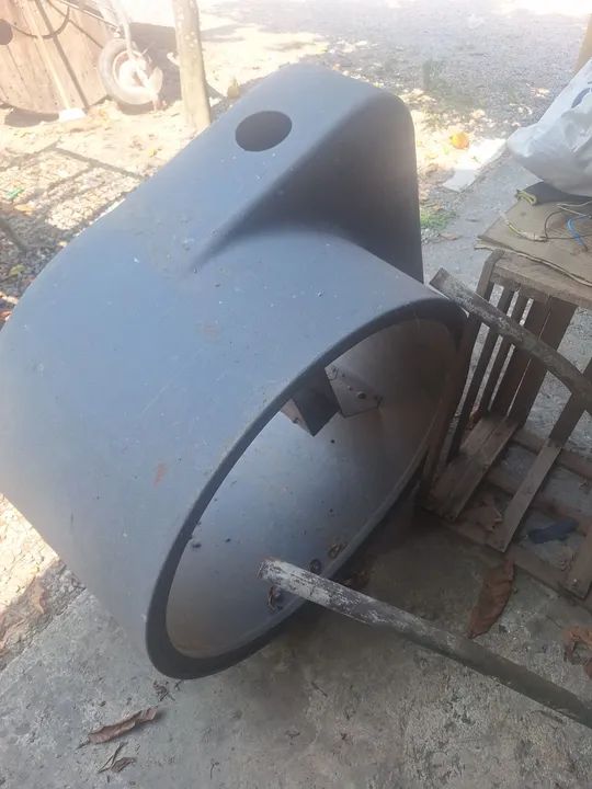 Estrutura plastica  de ventilador industrial. - Foto 2