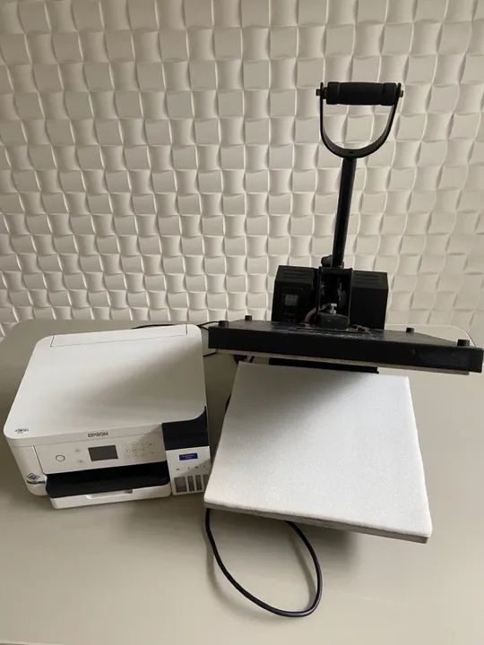 Prensa térmica para sublimação e impressora Epson - Foto 3