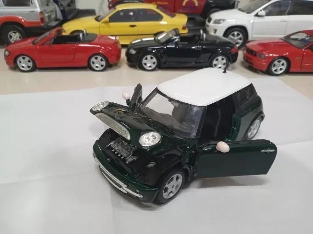 Miniatura Mini Cooper 1/24 Maisto Verde #1j524 - Foto 2