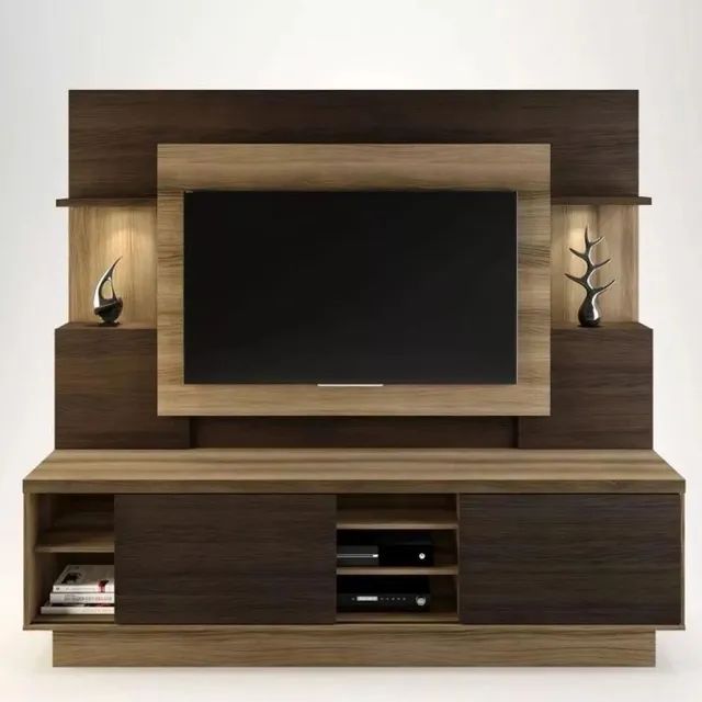 Estante Home Para Tv Até 55 Polegadas Aron - Foto 4