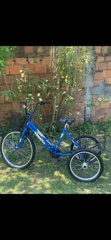 Triciclo adulto Onix com freio a disco violeta