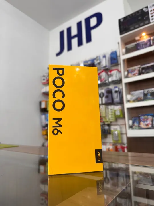 Celular Xiaomi POCO M6 128GB 6RAM Preto - Novo - Até 12x Sem Juros - Loja Curitiba