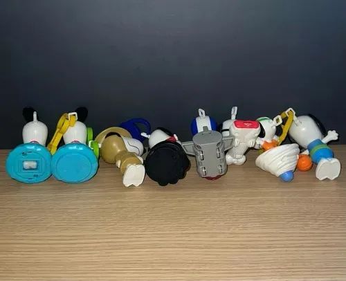 Miniaturas: Snoopy Coleção Mcdonald's Kit Com 8 - Bom Estado - Foto 2