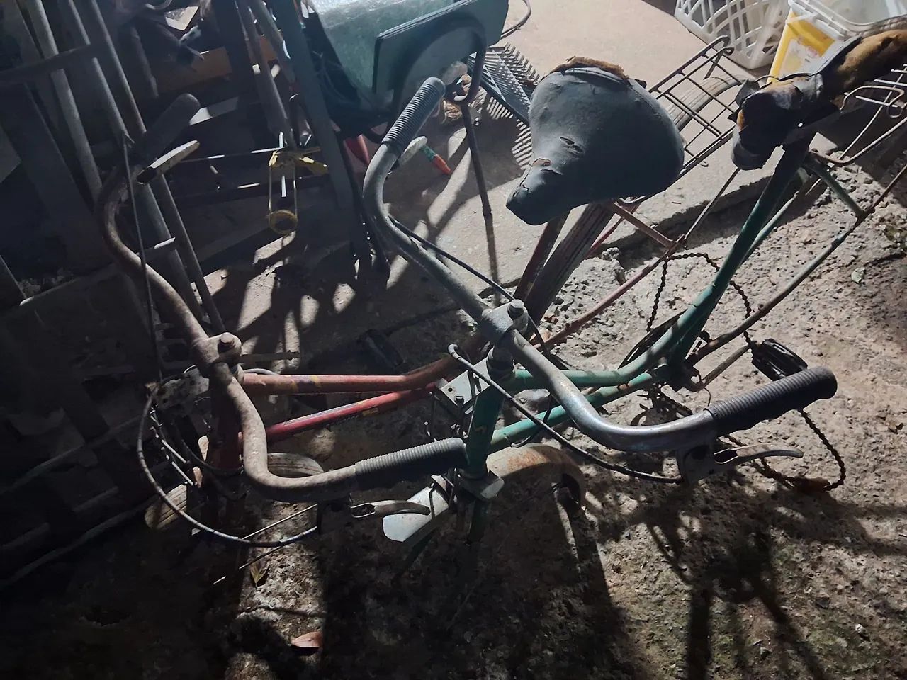 monark bicicleta princezinha para reformar sem rodas de epoca 