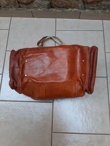 Mochila em couro legítimo  - Foto 4