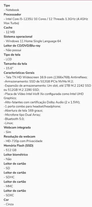 Notebook Lenovo - Novo - Tela Grande - Desempenho Incrível - Foto 4