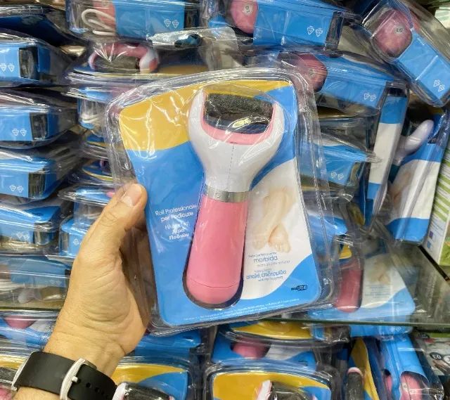 Lixa Elétrica de Pés Pedicure Esfoliador e Removedor de Calos e Rachadura Usb 