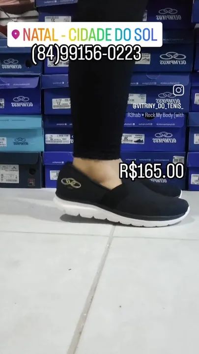 PROMOÇÃO TÊNIS OLYMPIKUS ANGEL FEMININO ORIGINAL E COM GARANTIA-R$165.00 AVISTA. 