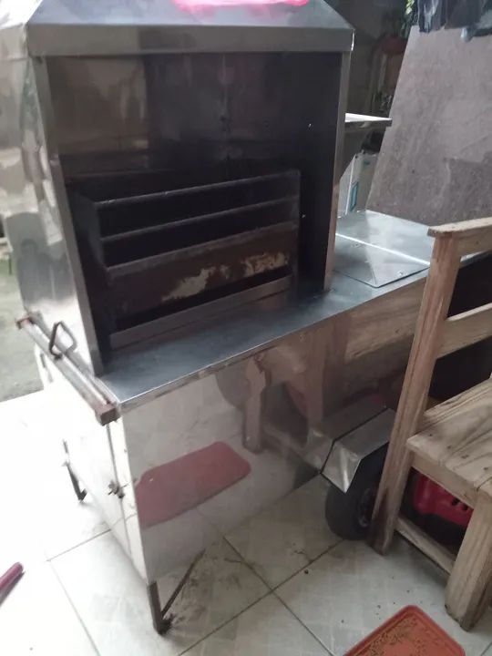 Carinho de churrasco ótimo estado * - Foto 4