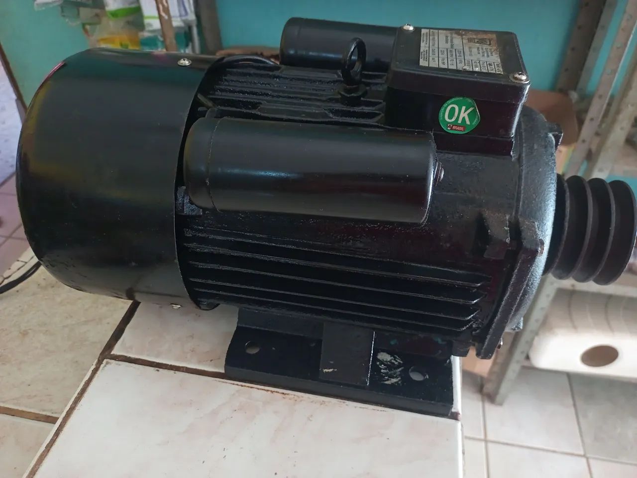 Motor de indução gaiola monofásico 5hp - Foto 2