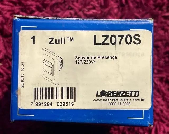Sensor de presença com placa 1 posto 4x2 bivolt Zuli branco Lorenzetti - Foto 3