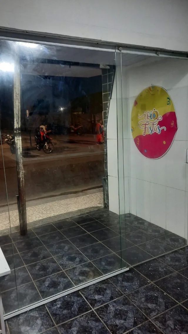 Porta de vidro temperado