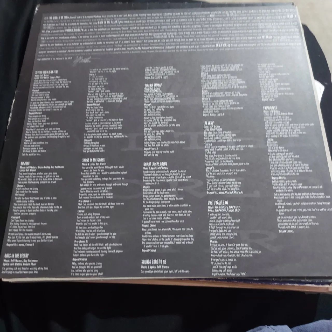 Somente Encarte Annihilator Set world on fire - Foto 2