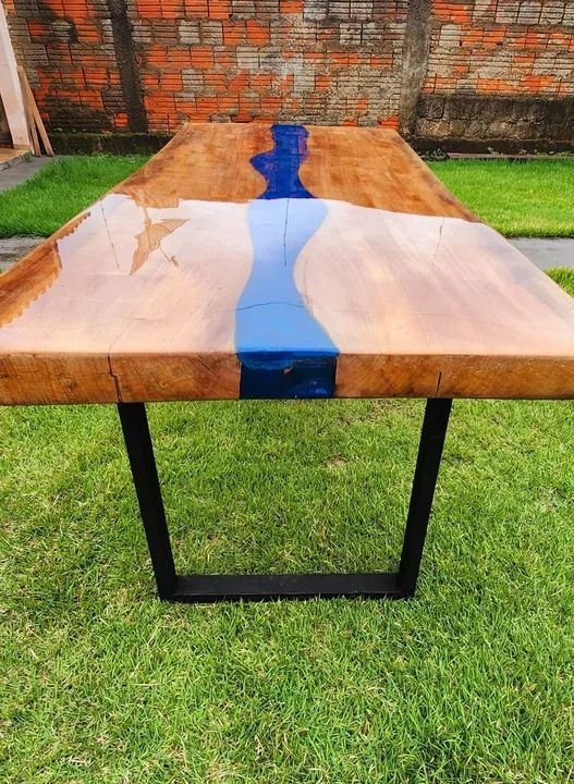 Mesa resinada de jantar 2mts - Foto 4