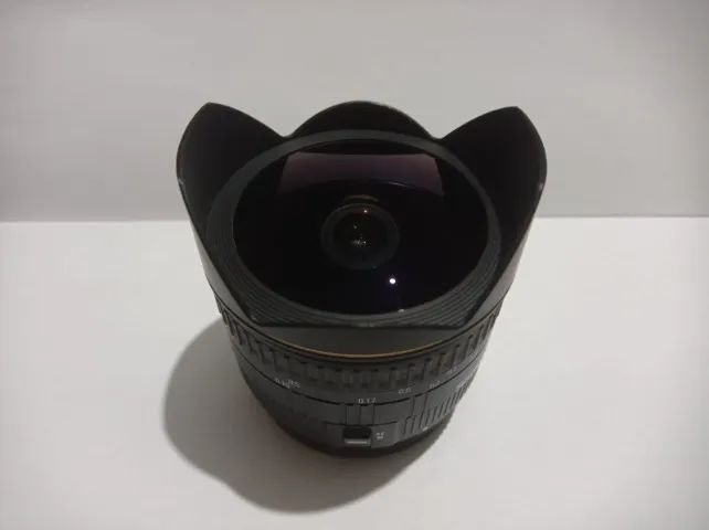 Lente Canon EF Sigma 15mm 2.8 EXDG Fisheye Olho de Peixe