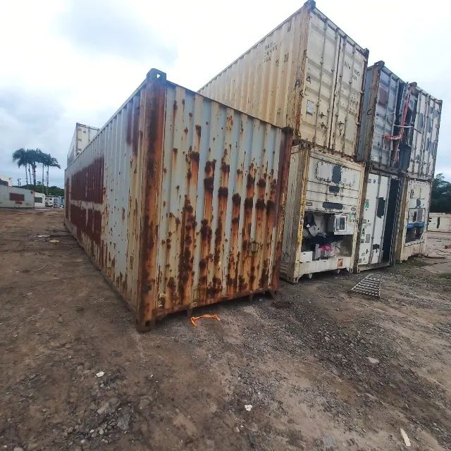 Caixa Container 12m HC Maresiado + frete + munck até Curitiba - leia o anúncio - Foto 2