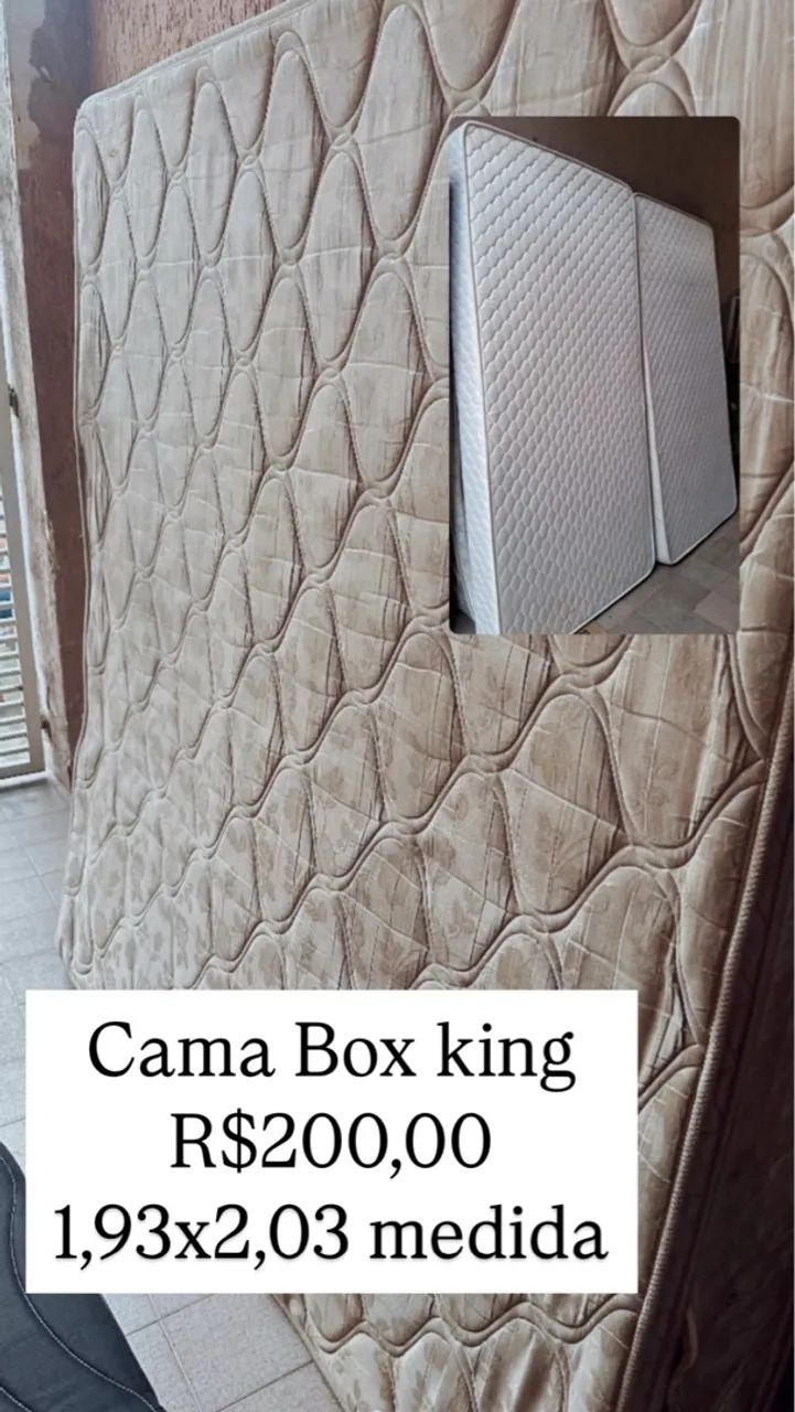 Cama Box King 