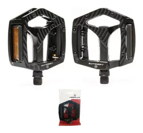 Pedal Plataforma Alumínio Absolute Bicicleta Mtb Rosca 9/16