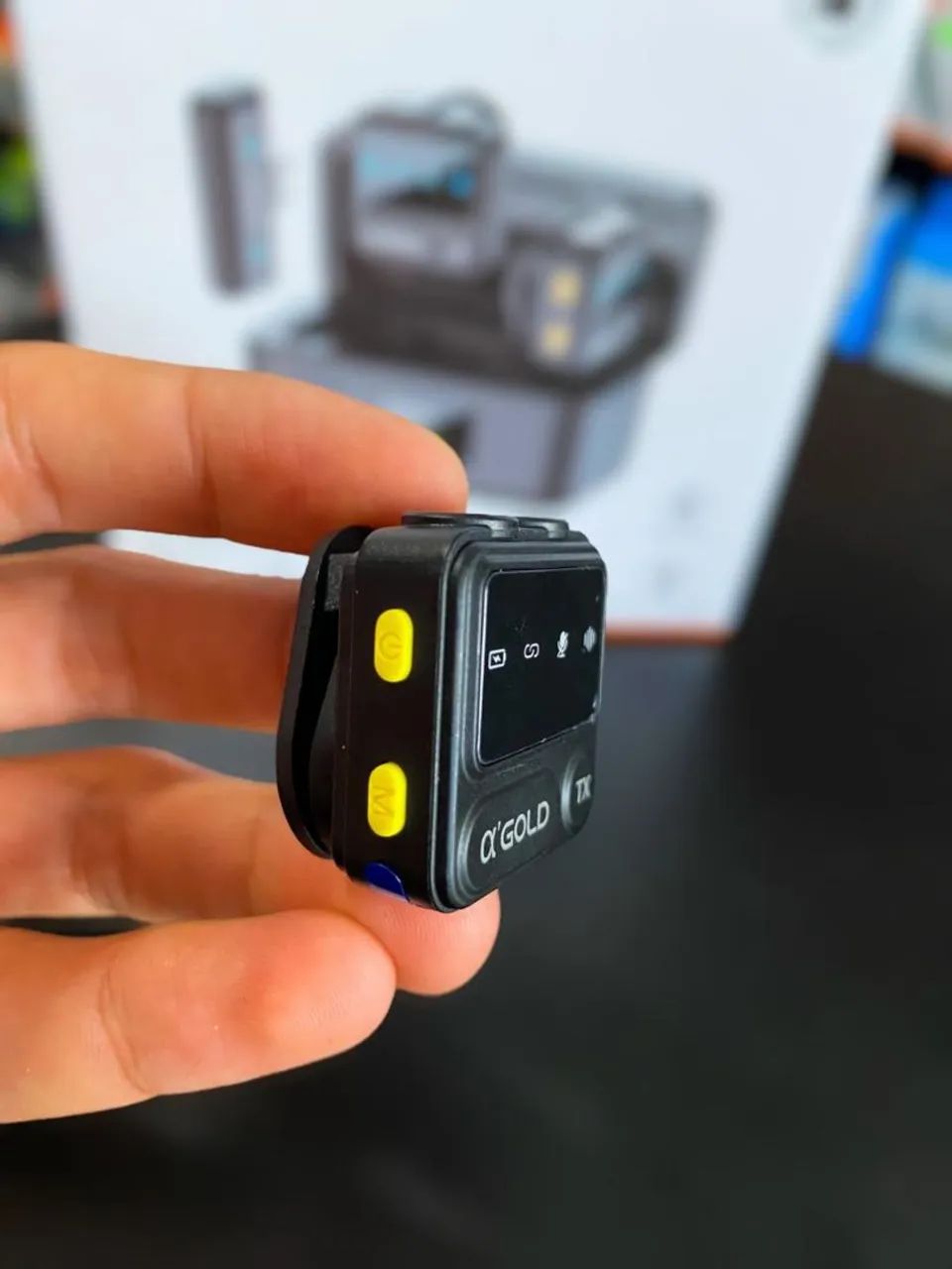 PAR DE MICROFONES LAPELA GOLD MCF-27 TIPO C MAGNÉTICO COM REDUÇÃO DE RUÍDO - Foto 2