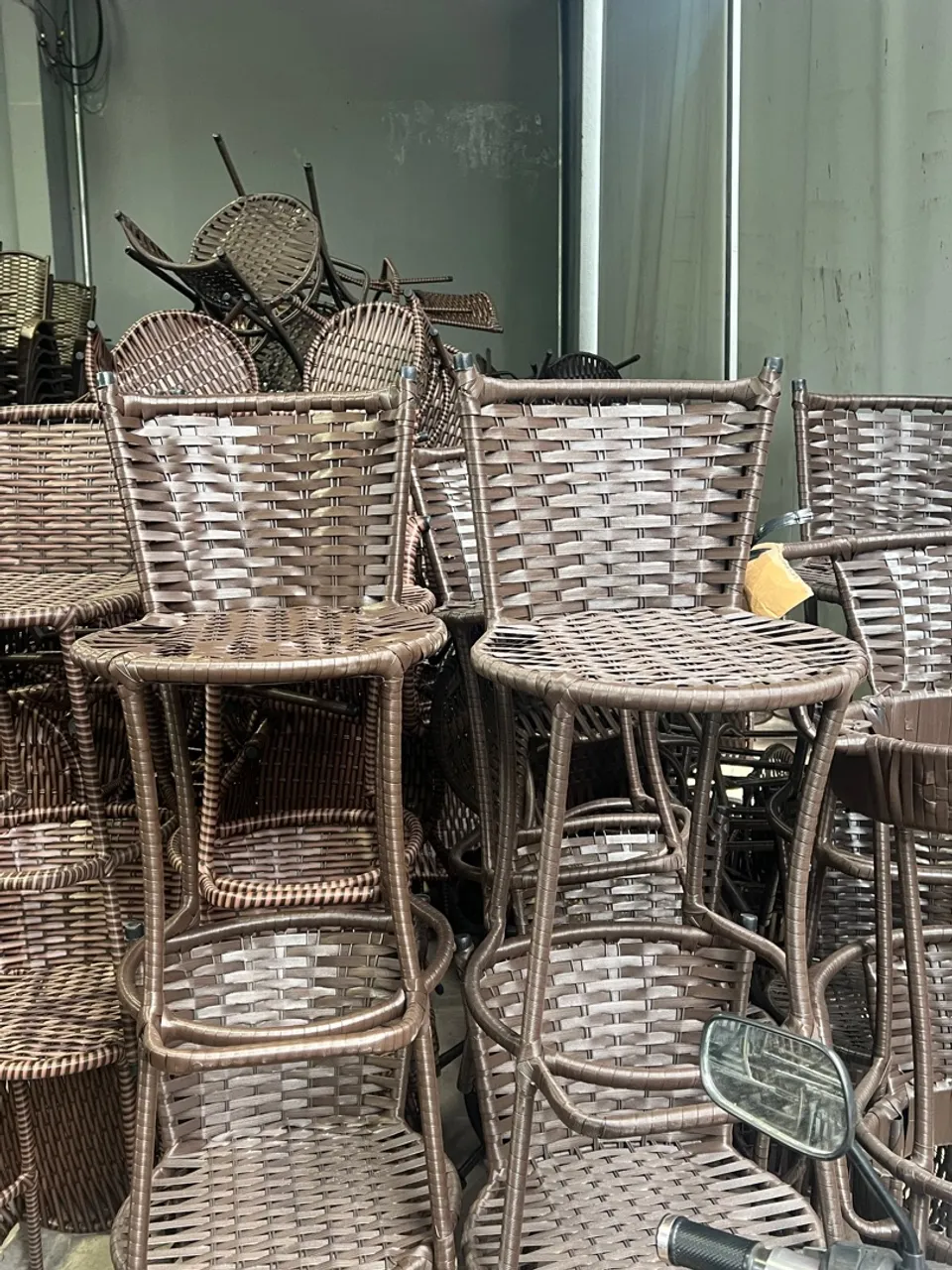 Banqueta junco sintético