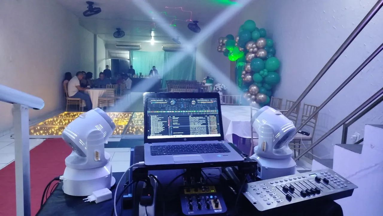 DJ ILUMINAÇÃO E SOM 350 COMPLETO POR 5 HORAS - Foto 4