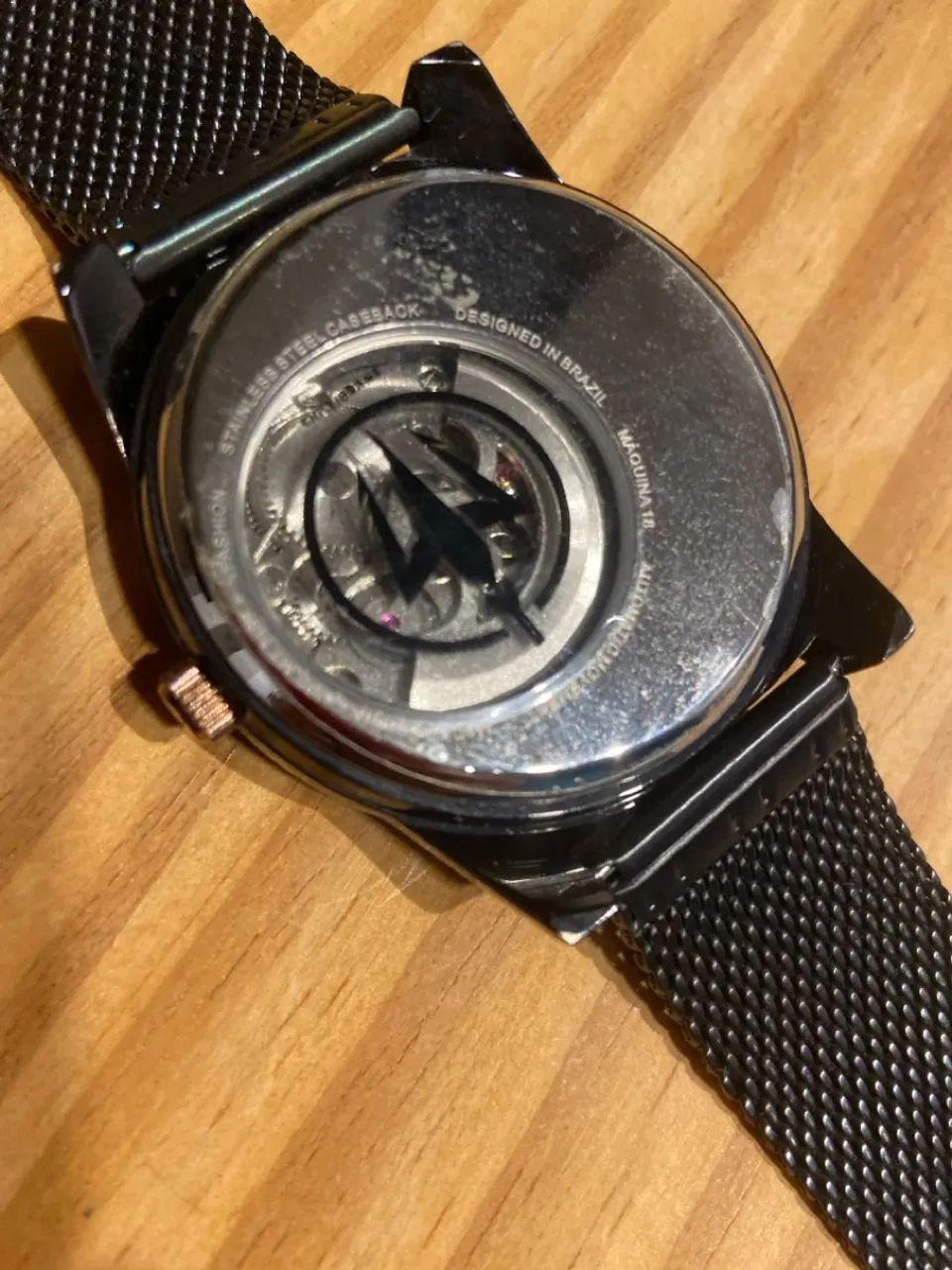 Relógio Masculino Automático Poseidon Pulseira de Metal - Foto 3