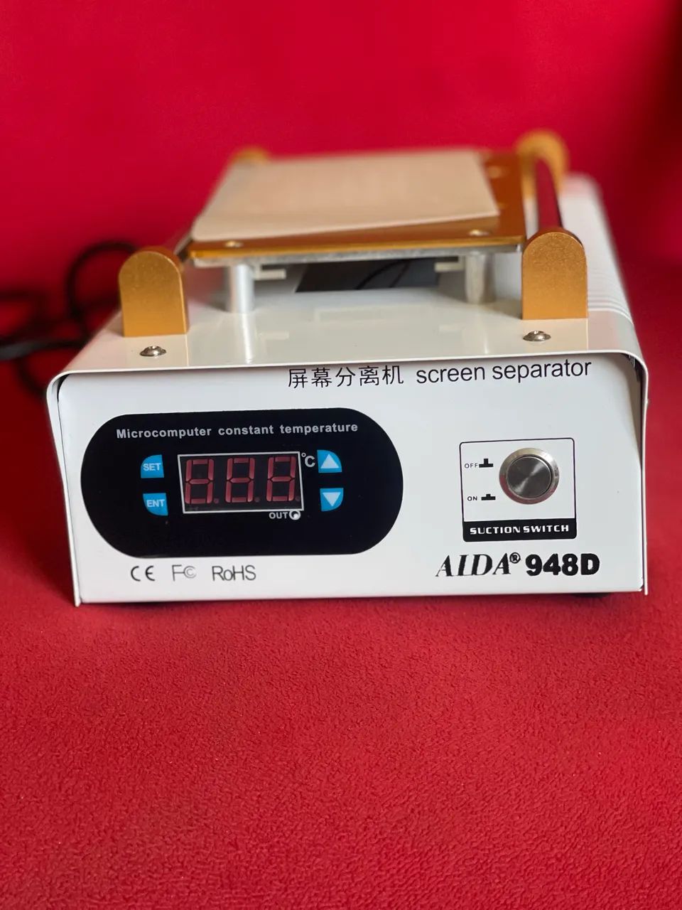 Separadora de tela touch display 