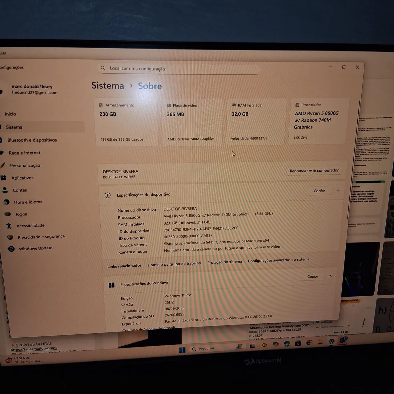  PC GAMER COMPLETO  AM5 - Foto 6
