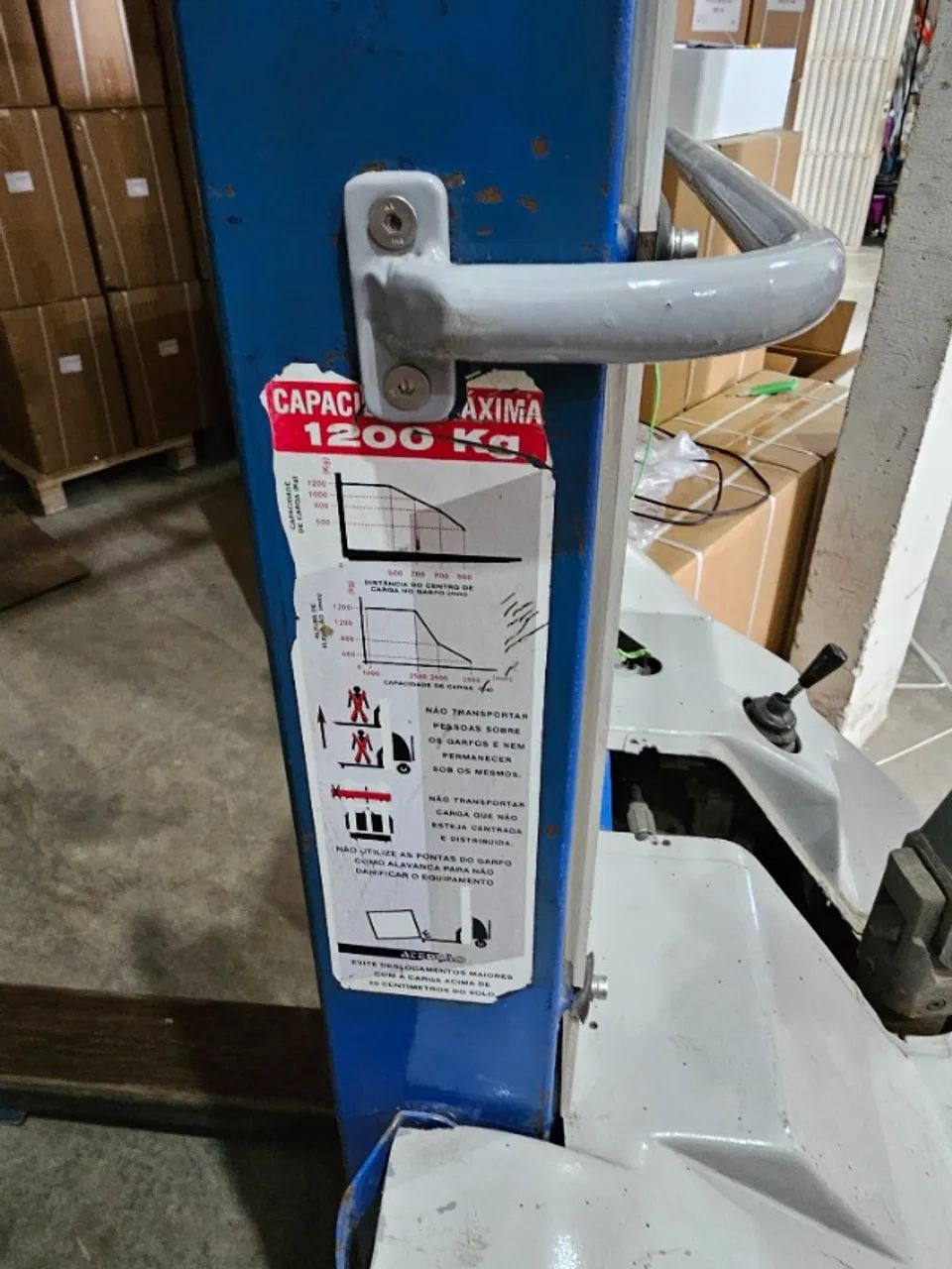 Paleteira Paletrans Elétrica 1200Kg - Foto 2