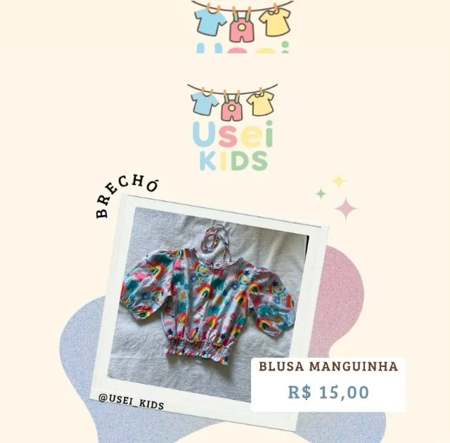 BLUSA INFANTIL - FEMININA